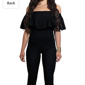 Off the shoulder jumpsuit
